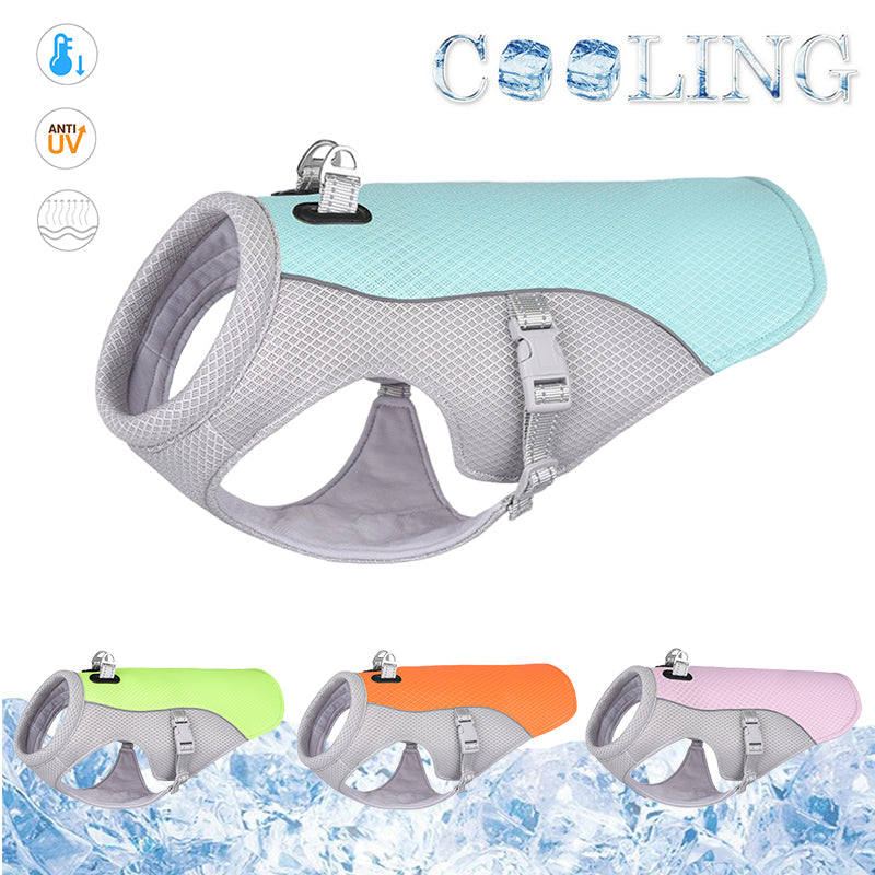 French Bulldog Summer Cooling Vest Heat Resistant Breathable Sun-proof