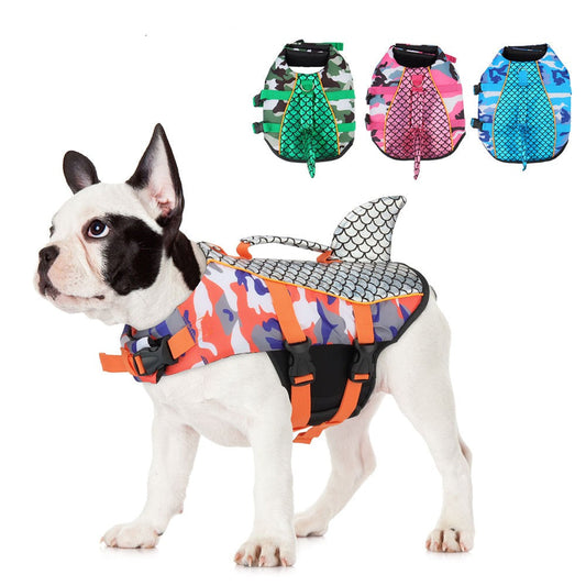 Frenchie Reflective Scales Life Jacket Swim Vest